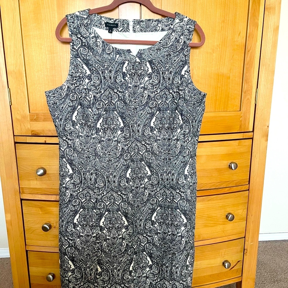 *NWT* ♠️Talbots Paisley Dress 16